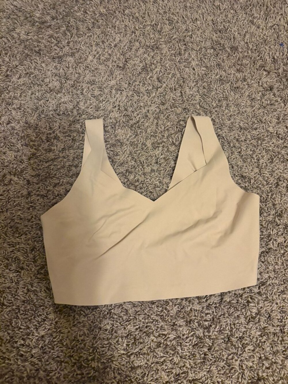 Smoothez By Aerie Bralette XL Xtra Large Nude Tan Nylon Blend Pullover Basic